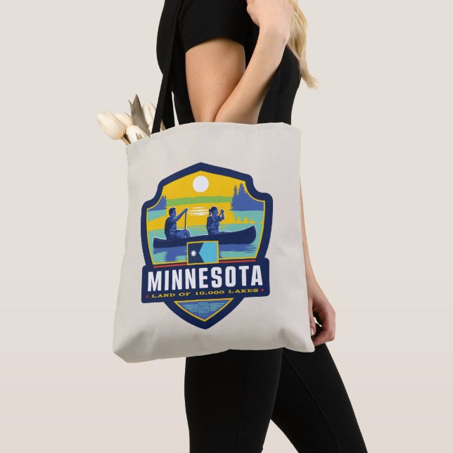 State Pride | Minnesota Tote Bag (Close Up)
