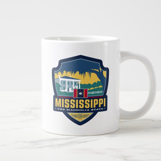 State Pride | Mississippi Large Coffee Mug (Right)