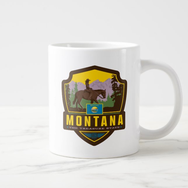 State Pride | Montana Large Coffee Mug (Right)