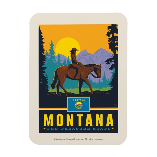 State Pride | Montana Magnet (Vertical)