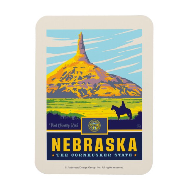 State Pride | Nebraska Magnet (Vertical)
