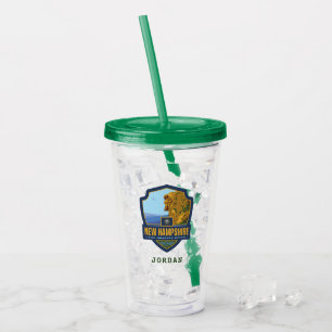 State Pride New Hampshire Acrylic Tumbler