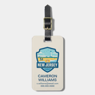 State Pride   New Jersey Luggage Tag
