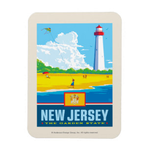State Pride   New Jersey Magnet