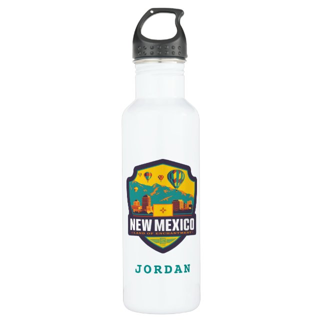 State Pride | New Mexico 710 Ml Water Bottle (Front)