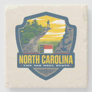 State Pride North Carolina Stone Coaster