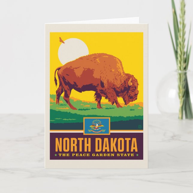 State Pride | North Dakota Card (Front)