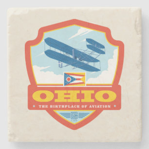 State Pride   Ohio Stone Coaster