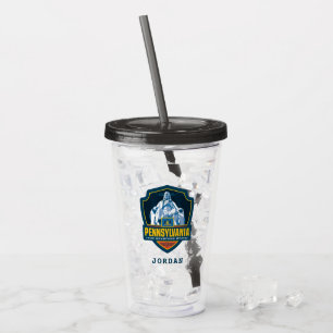 State Pride Pennsylvania Acrylic Tumbler