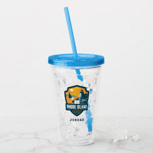 State Pride Rhode Island Acrylic Tumbler