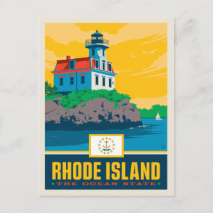 State Pride   Rhode Island Postcard