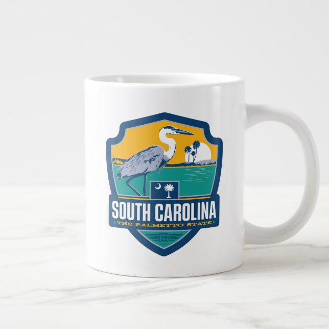 State Pride | South Carolina Large Coffee Mug (Right)