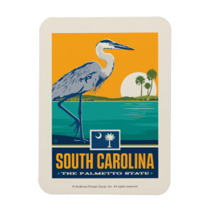 State Pride South Carolina Magnet