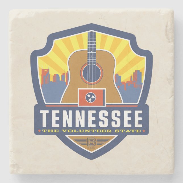 State Pride | Tennessee Stone Coaster (Front)