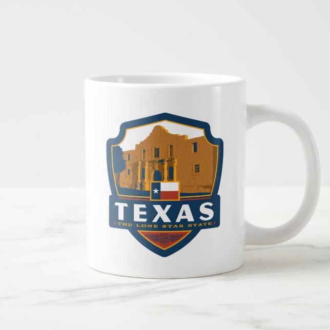 State Pride | Texas Large Coffee Mug (Right)