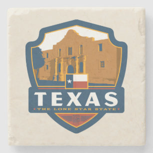 State Pride Texas Stone Coaster