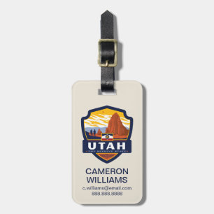 State Pride Utah Luggage Tag