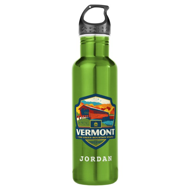 State Pride | Vermont 710 Ml Water Bottle (Front)