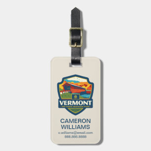 State Pride   Vermont Luggage Tag