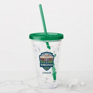 State Pride Virginia Acrylic Tumbler