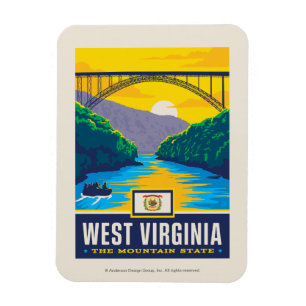 State Pride   West Virginia Magnet