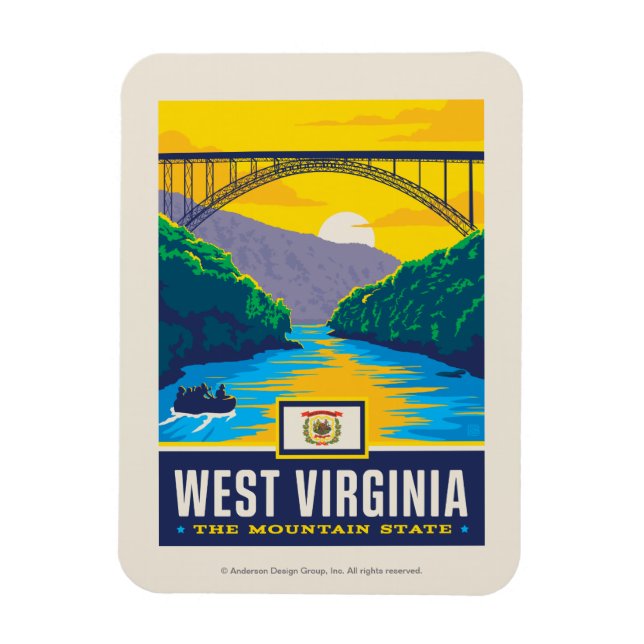 State Pride | West Virginia Magnet (Vertical)
