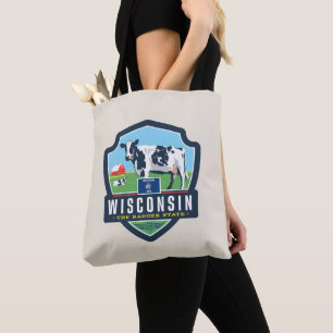 State Pride Wisconsin 2 Tote Bag