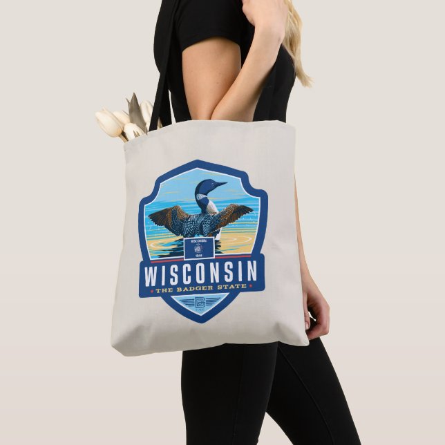 State Pride | Wisconsin Tote Bag (Close Up)