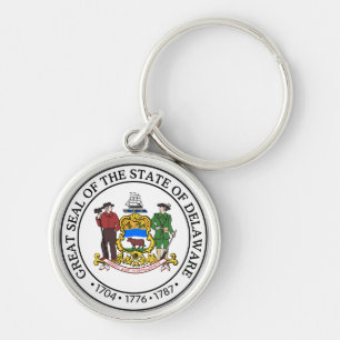 State Seal of Delaware Key Ring