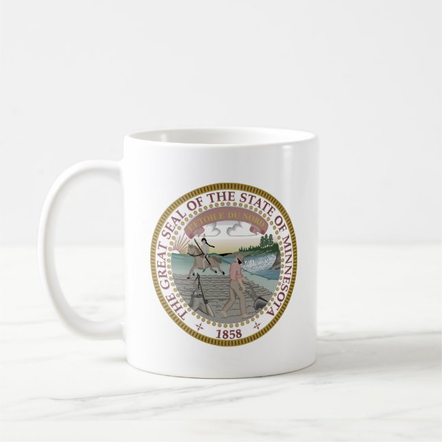 State Seal of Minnesota Coffee Mug (Left)