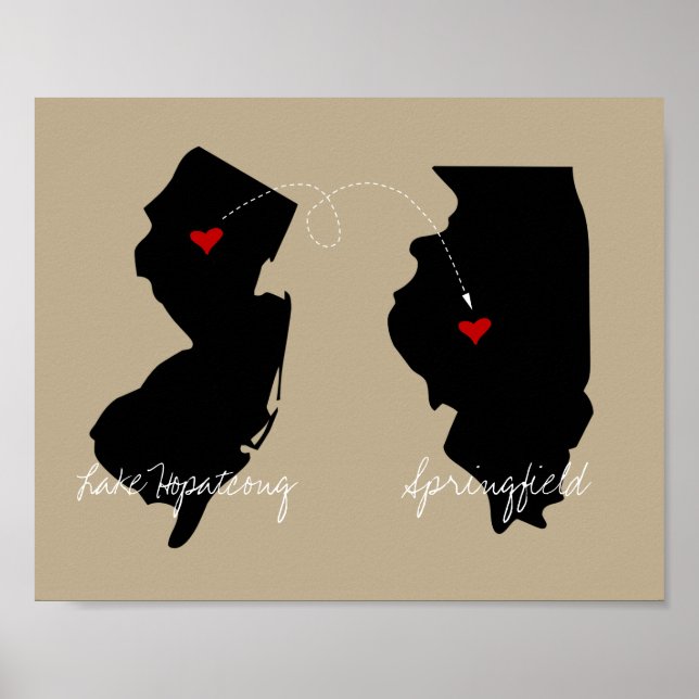 State to State Moving or Long Distance Poster (Front)