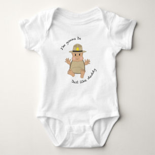 State trooper daddy baby bodysuit