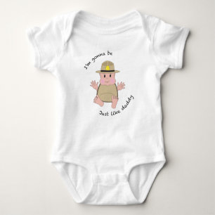 State trooper daddy baby bodysuit