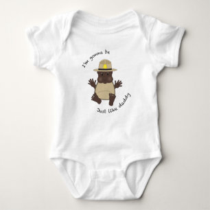 State trooper daddy baby bodysuit