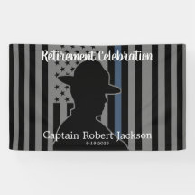   State Trooper Highway Patrol US Flag Retirement 