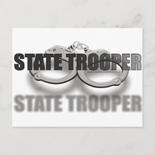 STATE TROOPER POSTCARD