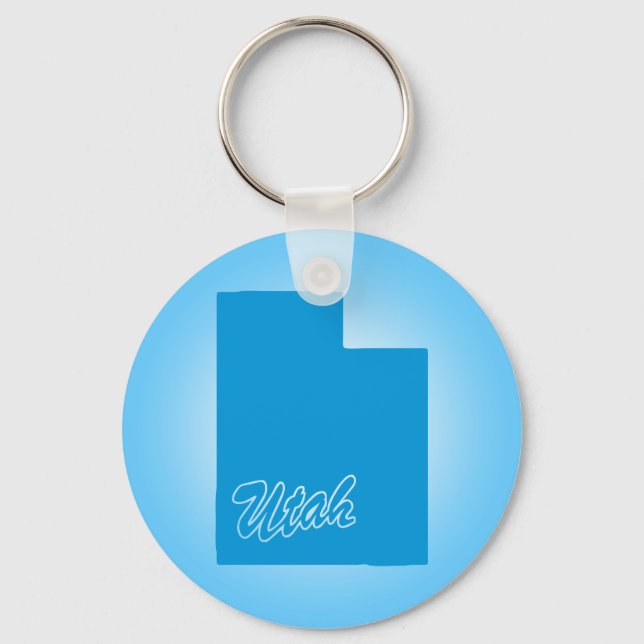 State Utah Keychain (Front)