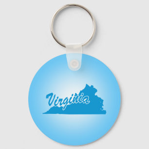 State Virginia Key Ring