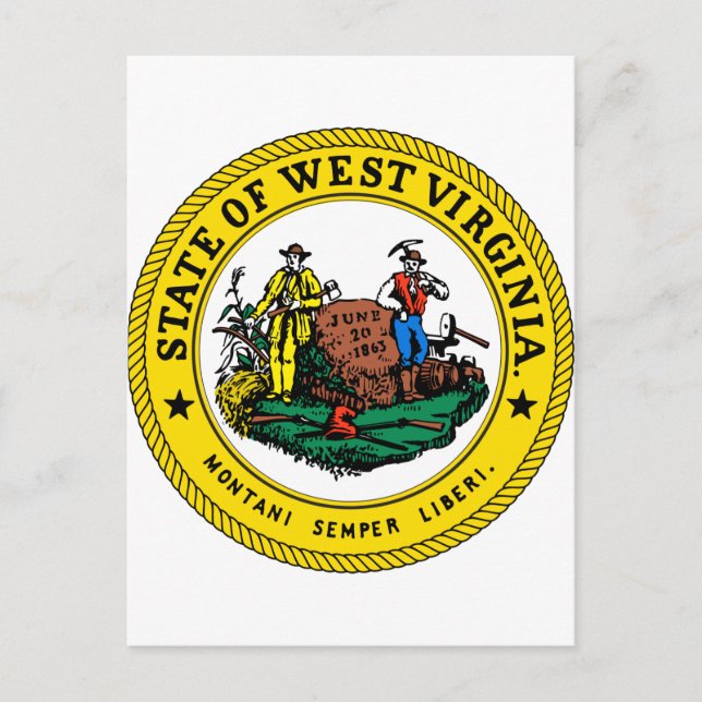 State Virginia, USA Postcard (Front)