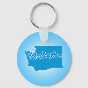 State Washington Key Ring