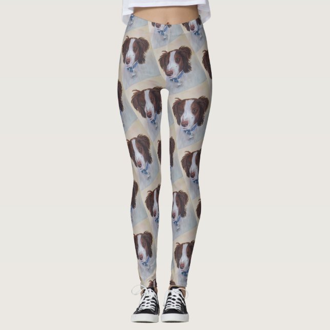STATELY AUBURN SETTER MIX LEGGINGS (Front)