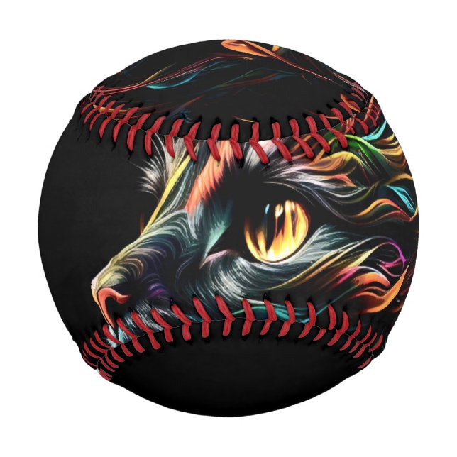 Stately Feline Profile  Baseball (Front)