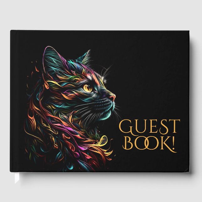 Stately Feline Profile  Guest Book (Front)