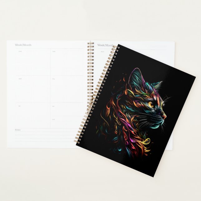 Stately Feline Profile  Planner (Display)