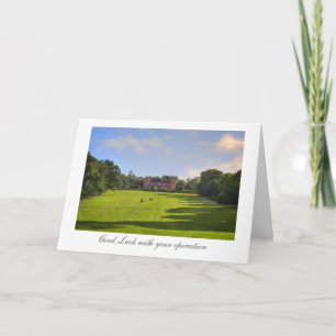Stately Home - Good Luck with your surgery Card