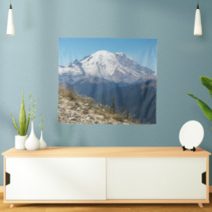 Stately Mount Rainier Landscape Tapestry