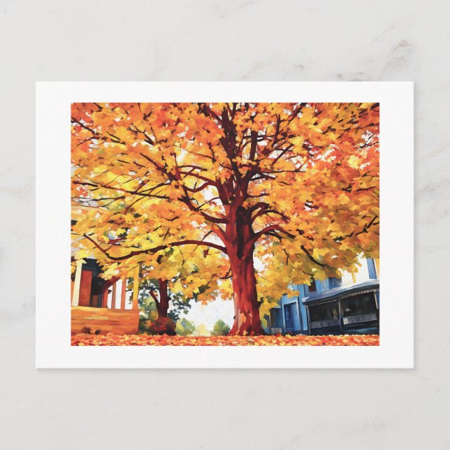 STATELY TREE ON HIGH STREET card (Front)