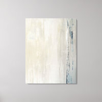 'Statement' Beige Abstract Art Canvas Print