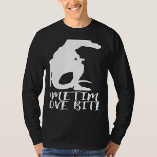 Statement Dinosaur Valentine's Day Heart T-Shirt