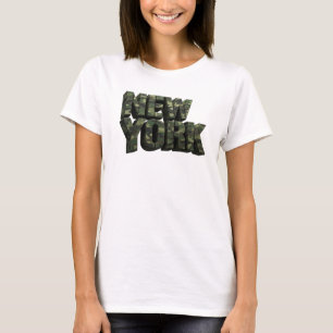 Statement Green NEW YORK Quote Shirt